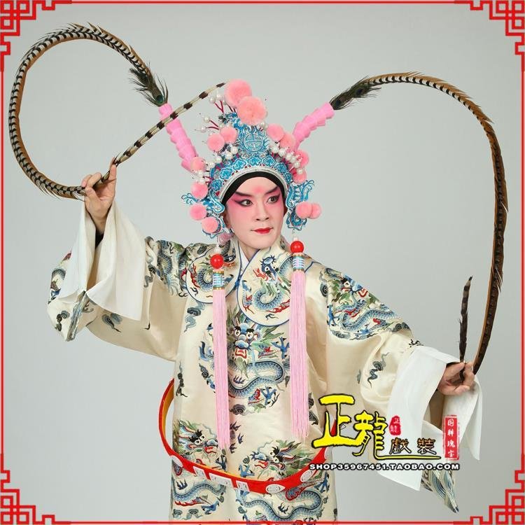 桐梓京剧戏曲道具用品舞台演出精品羽毛雉鸡毛 翎子