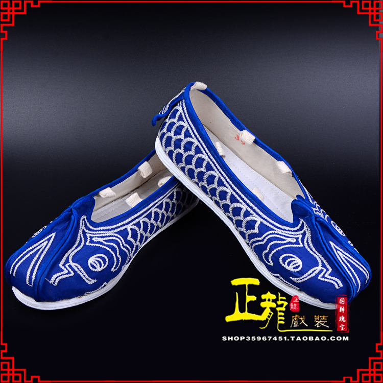 桐梓戏鞋舞台演出鞋水路英雄三义斋布底鱼鳞洒