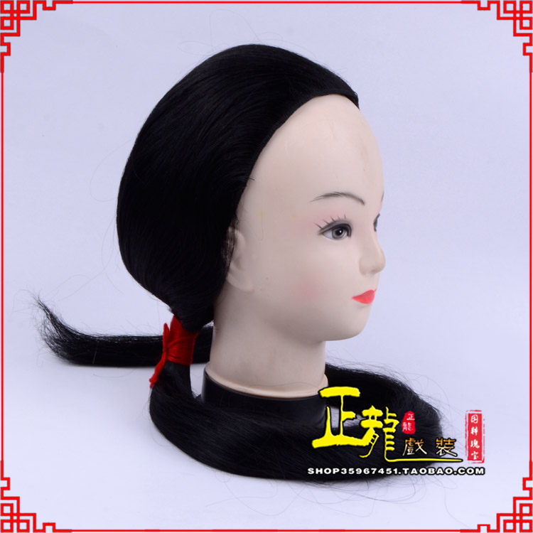 桐梓古装影视演出头套花旦假发 真发古装发