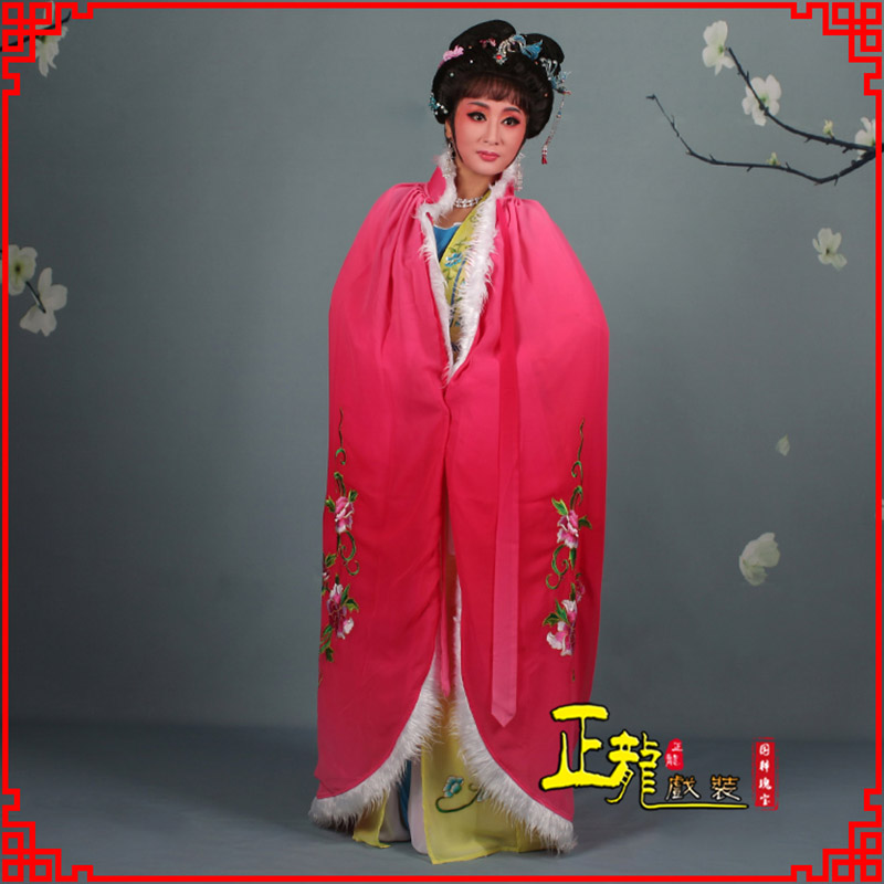 桐梓小花旦绣花斗篷 花旦披风