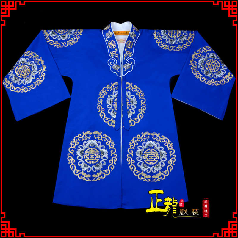 桐梓老旦团花披夫人土地婆软绉五蝠女员外衣